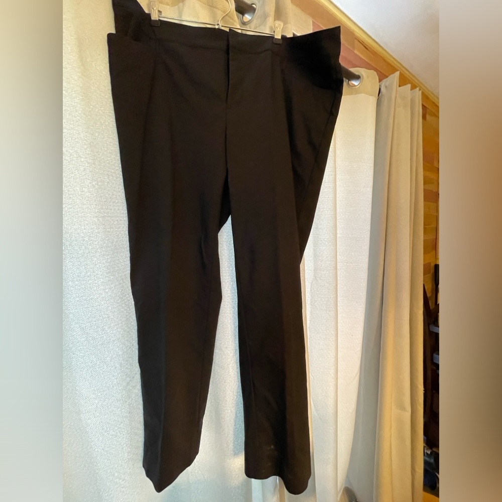 Chaps, black dress pants women’s size 18